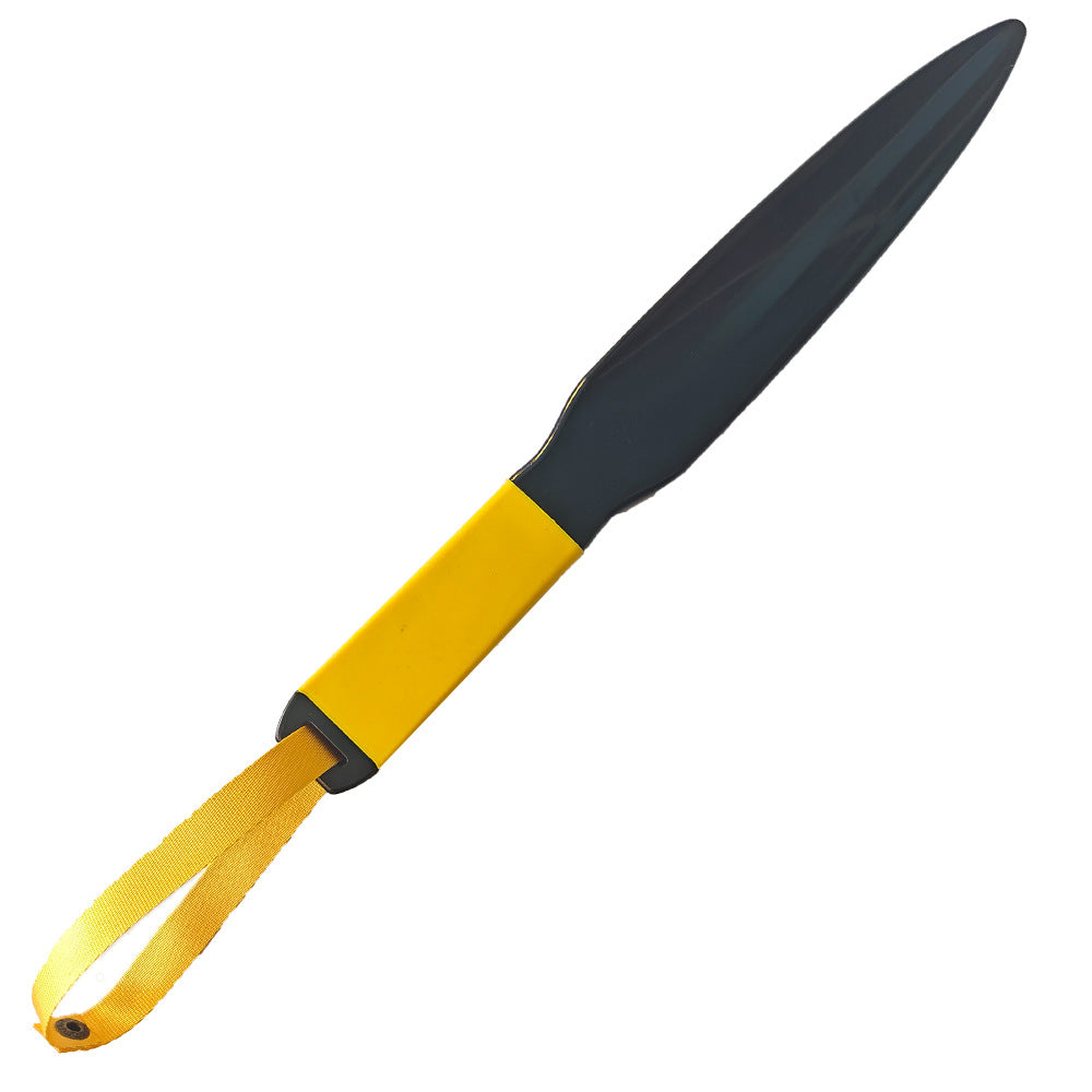 Yellow Handle + Yellow Lanyard Heavy-Duty Dog Training Pry Stick for Large Breeds, 35 cm