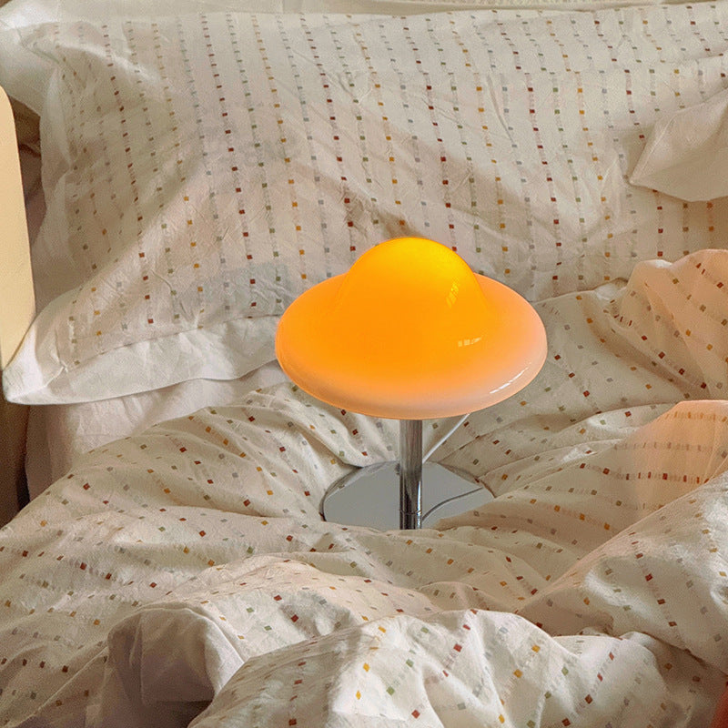 25cm Heart Egg Tart Table Lamp with Adjustable Color and Brightness - Image 3
