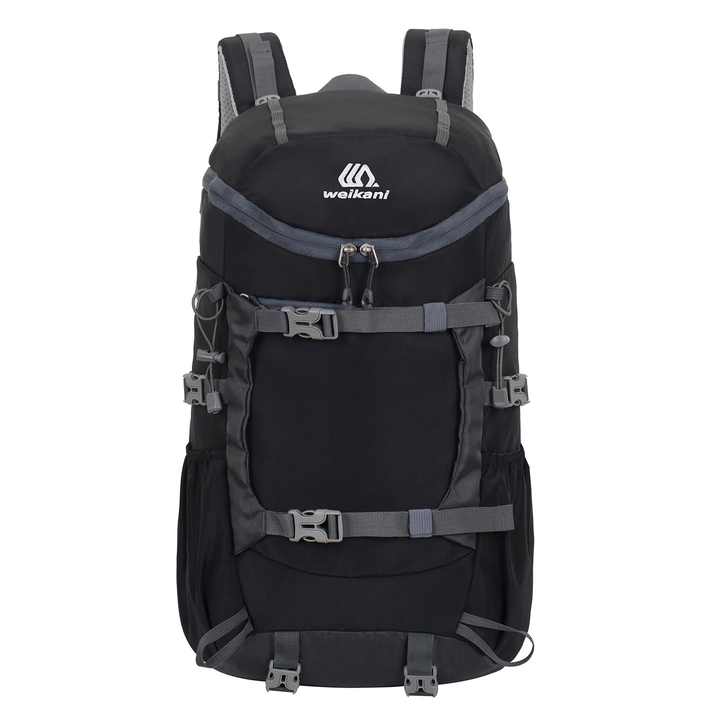 Black 20L Women's Orange Mountaineering Backpack - Water-Resistant