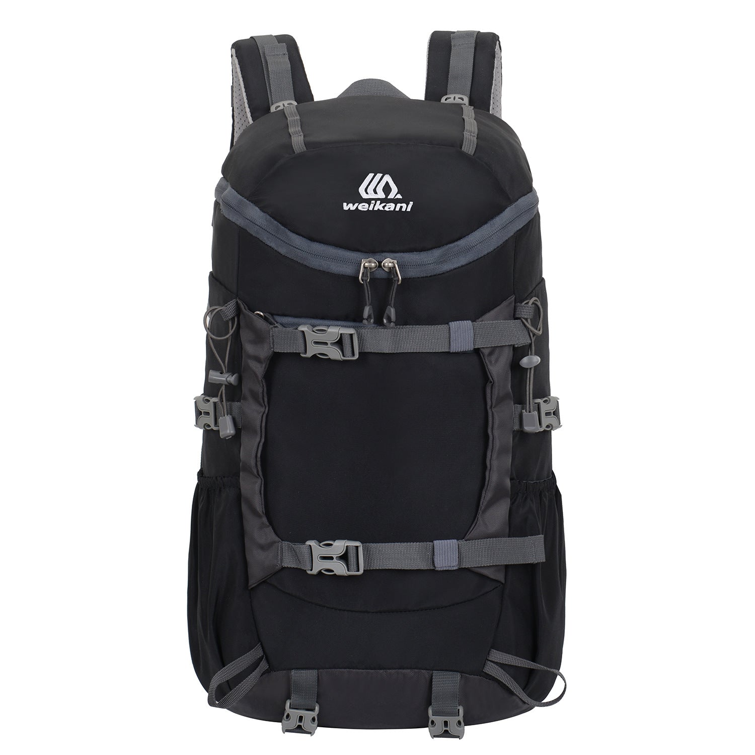 Black 20L Women's Orange Mountaineering Backpack - Water-Resistant