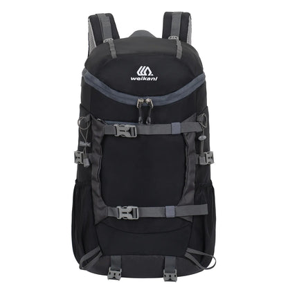 Black 20L Women's Orange Mountaineering Backpack - Water-Resistant