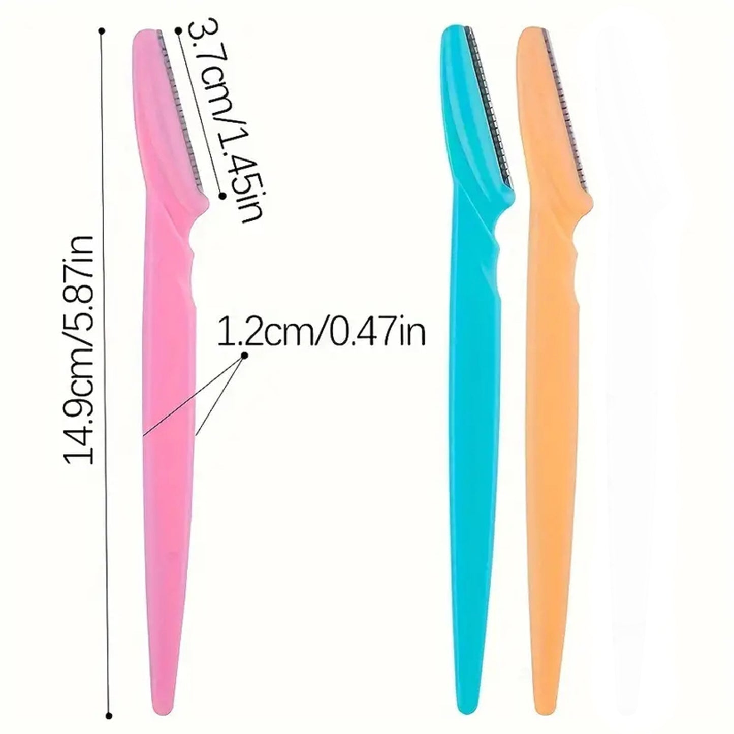40-Piece Eyebrow Razor & Dermaplaning Tool Set(Black) - Image 3