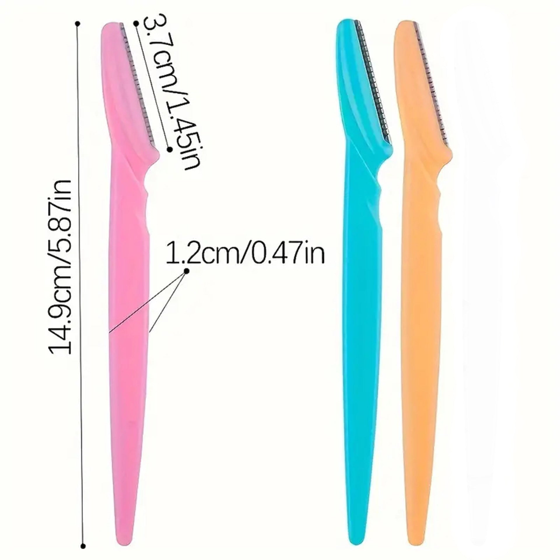 40-Piece Eyebrow Razor & Dermaplaning Tool Set(Pink) - Image 3