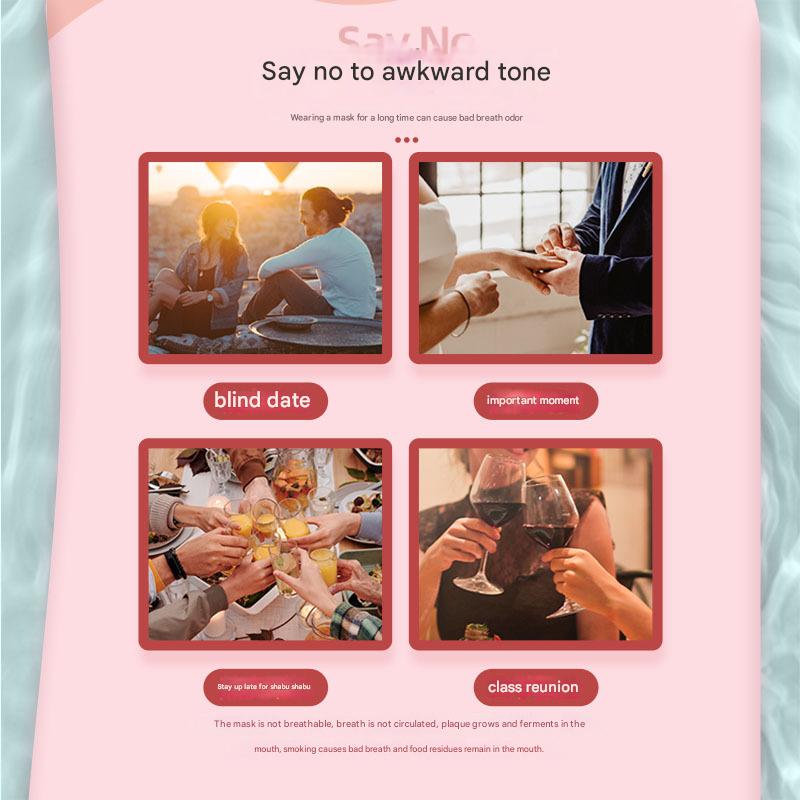 4-in-1 Disposable Travel Toothbrush with Flavor Burst Bead(Romantic cherry flavor) - Image 4
