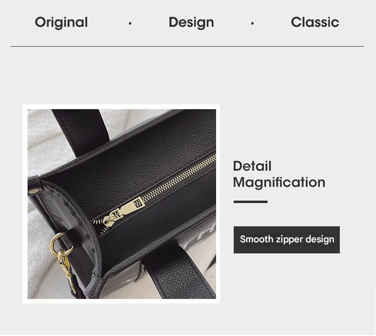 Stylish PU Leather Handbag & Crossbody - Large Capacity(Khaki) - Image 2