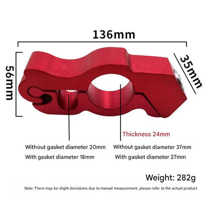 Motorcycle & Scooter Handlebar Grip Lock - Anti-Theft Brake Lever Lock(black) - Image 3