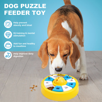 Interactive Dog Puzzle Feeder Toy - Slow Feeder for IQ Training & Mental Stimulation(green) - Image 4
