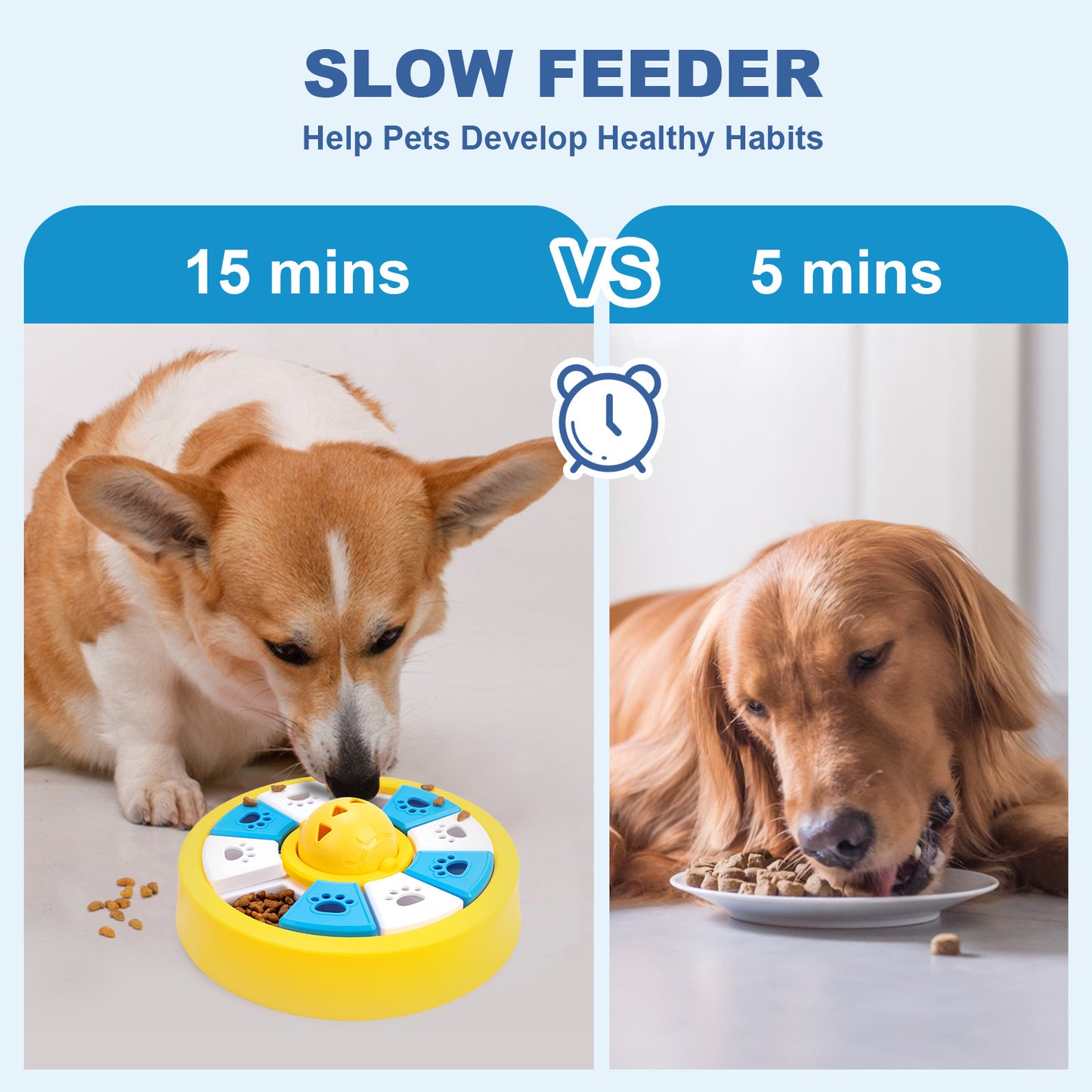 Interactive Dog Puzzle Feeder Toy - Slow Feeder for IQ Training & Mental Stimulation(purple) - Image 3