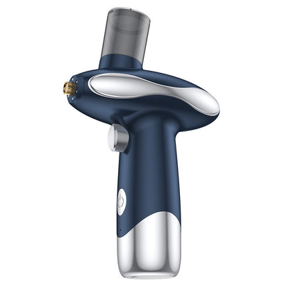 Portable Nano Facial Steamer & Oxygen Sprayer with Red/Blue Light Therapy(blue)