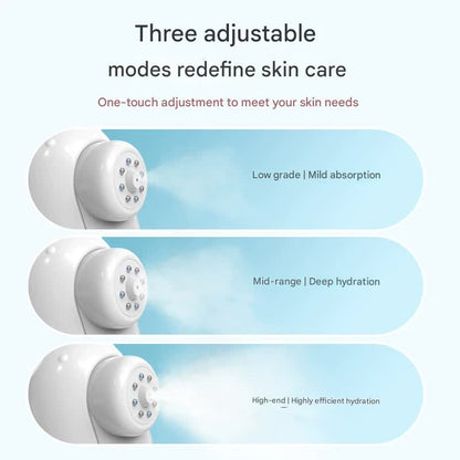 Nano Facial Mist Sprayer & Oxygen Injector - 3 Modes, Deep Hydration & Serum Absorption(pink) - Image 2