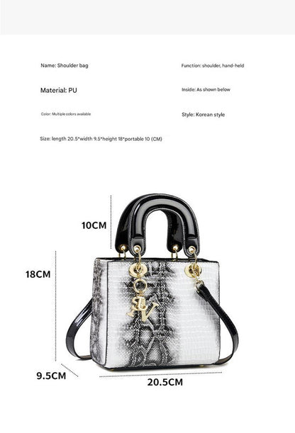 Chic Embossed Pattern Top Handle Bag - PU Leather Satchel with Detachable Shoulder Strap(Earthy Yellow) - Image 2