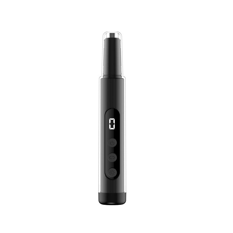 Portable Cordless Electric Nail Drill Kit with UV Lamp - 0-20000RPM, LED Display, 12 Bits(Grey)