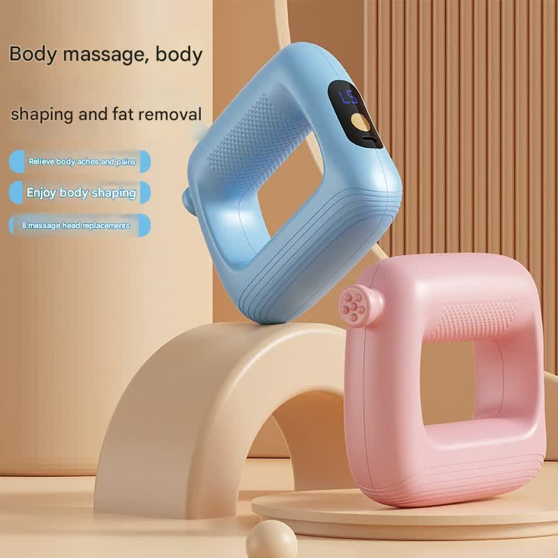 Portable Body Sculpting & Muscle Relaxation Massager with 8 Heads - 5 Speeds(purple) - Image 2