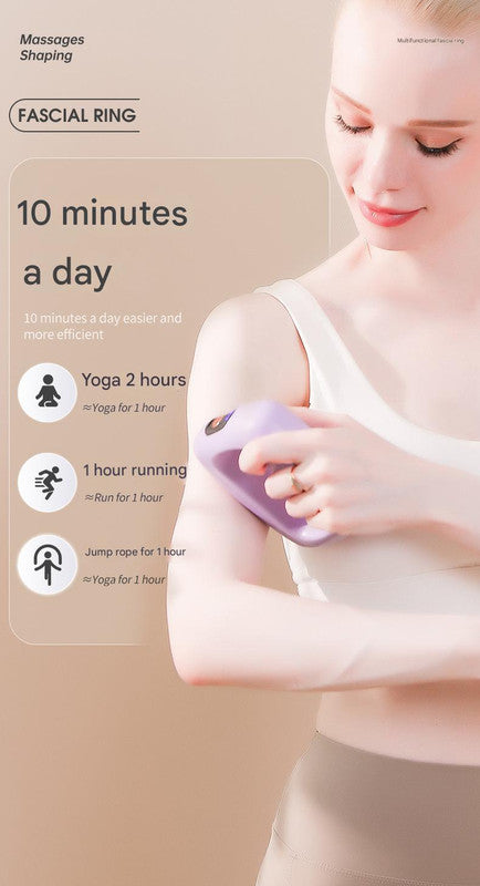 Portable Body Sculpting & Muscle Relaxation Massager with 8 Heads - 5 Speeds(purple) - Image 6