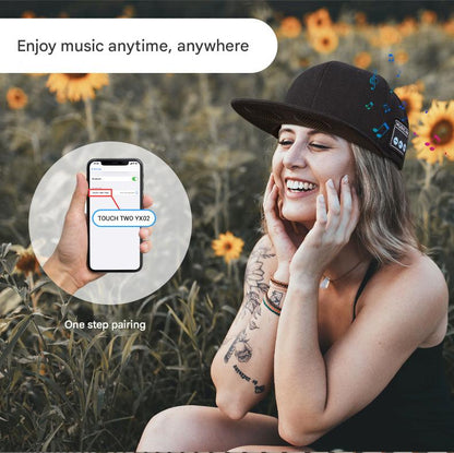 Wireless Bluetooth 5.0 Music Hat - Outdoor Speaker Cap with Mic, Sun Protection & Breathable Fabric(Light gray) - Image 5