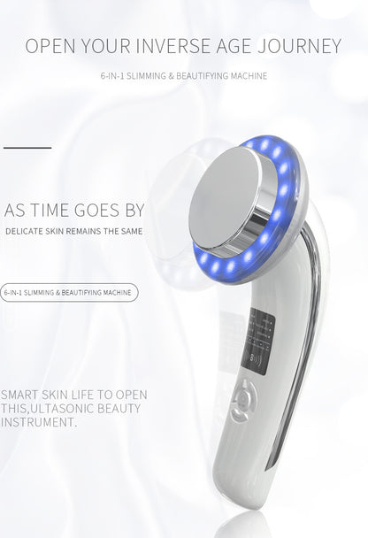 6-in-1 Ultrasonic Slimming & Beautifying RF Device - Body Sculpting & Skin Rejuvenation(white) - Image 3