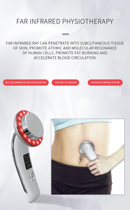 6-in-1 Ultrasonic Slimming & Beautifying RF Device - Body Sculpting & Skin Rejuvenation(white) - Image 9