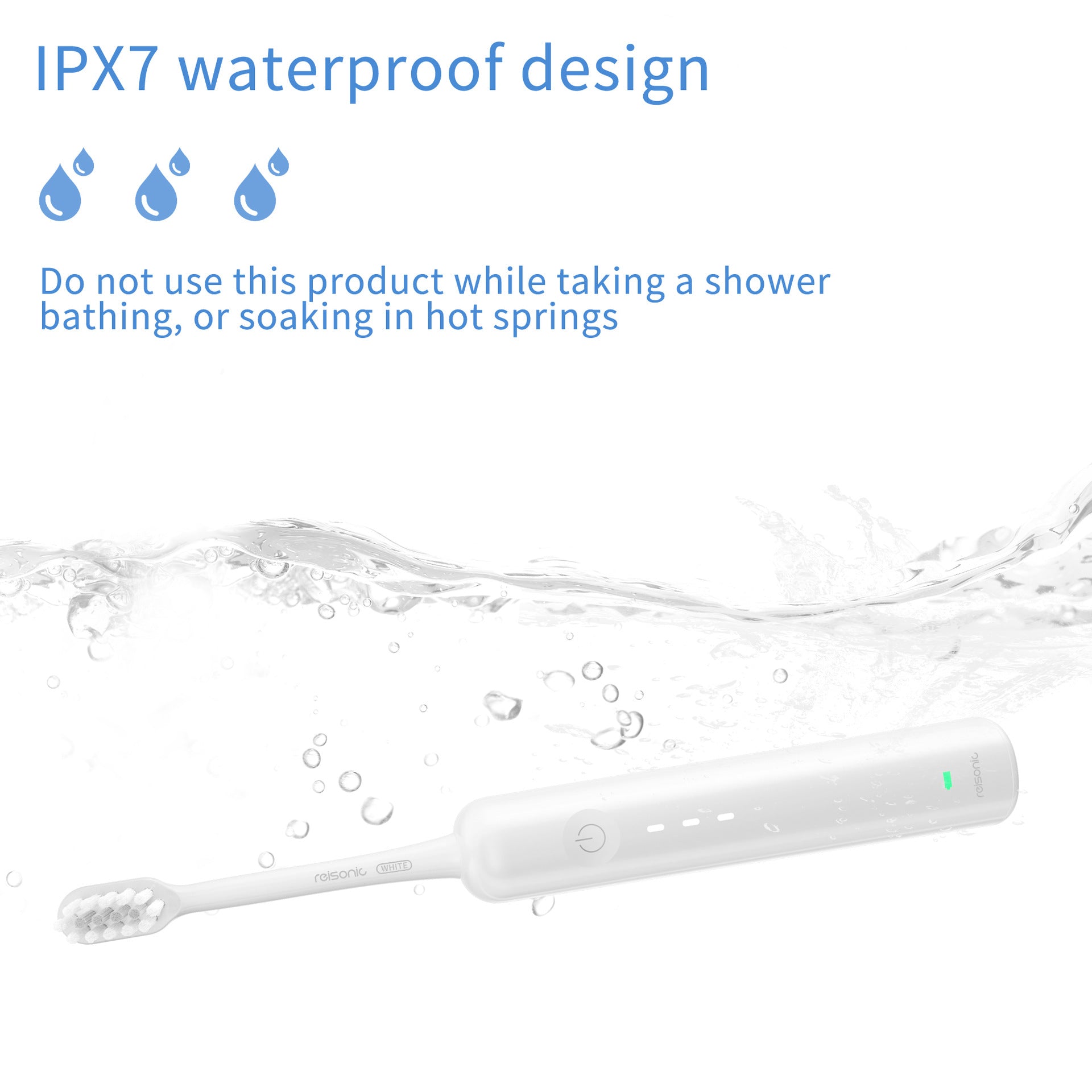 Electric Toothbrush with Ultra-Soft Gum Guard Brush Heads - IPX7 Waterproof, Ergonomic Design(pink) - Image 2