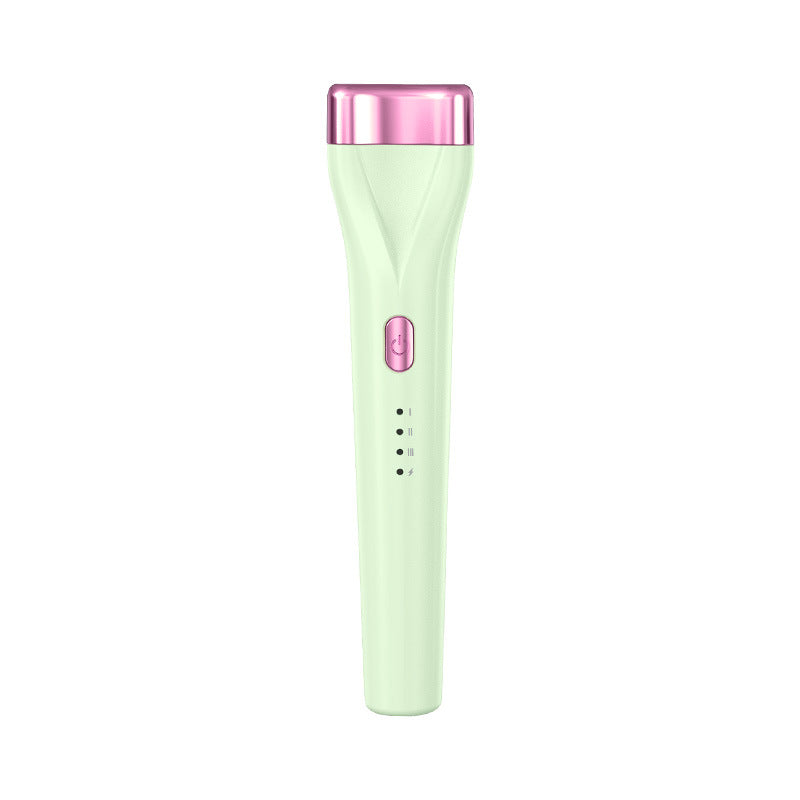 Rechargeable Heated Eyelash Curler - 3 Temperature Settings, 30s Rapid Heating & Anti-Scald Design(Green)