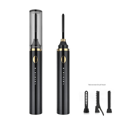 Rechargeable Heated Eyelash Curler Wand - 3 Temperature Gears, Type-C Charging, All-Day Curl(Black) - Image 5
