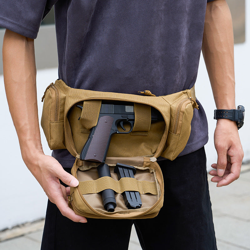 Tactical Waist Pack & Concealed Carry Bag - Multi-Pocket Fanny Pack with Adjustable Strap(Camouflage) - Image 2