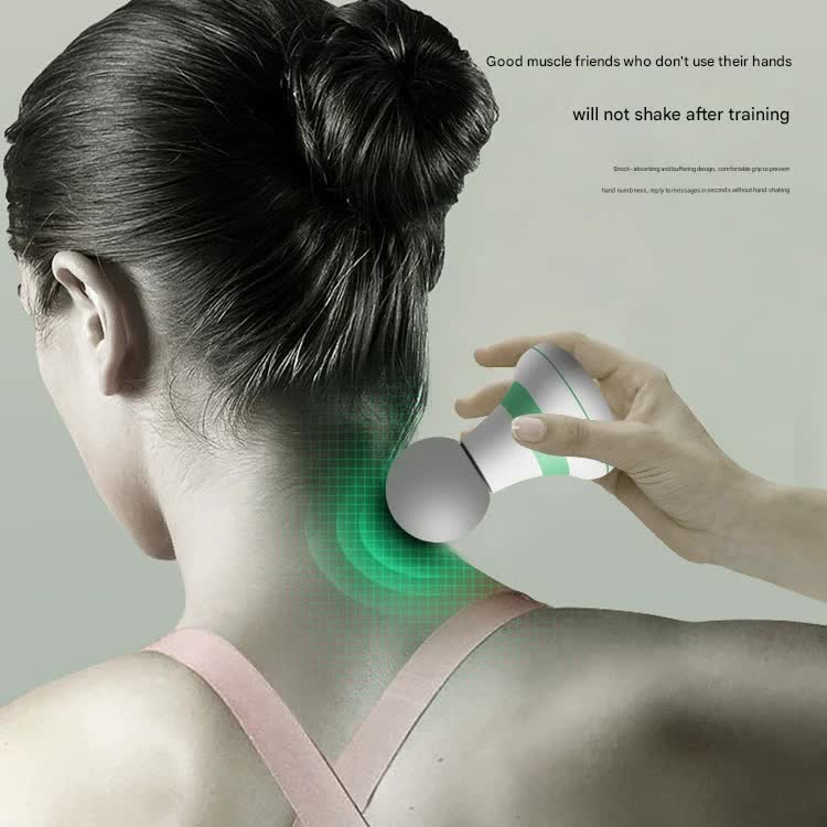 Mini Electric Fascia Massage Gun - Portable Deep Tissue Percussion Massager with Quiet Motor(Yellow) - Image 5