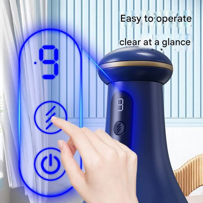 Electric Cupping & Gua Sha Massager - 9 Levels Heat & Suction, Red Light Therapy, USB-C Rechargeable(blue) - Image 5