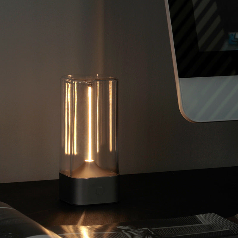 Magnetic Levitating Night Light with Flexible LED - USB-C Rechargeable, Stepless Dimming & Outdoor Hook(silver) - Image 3