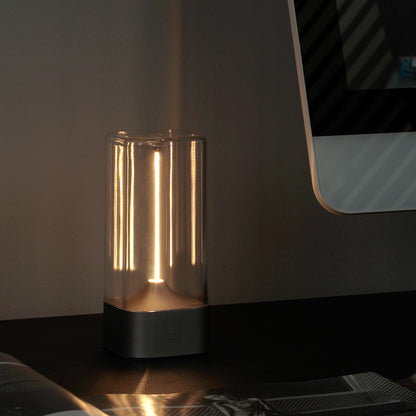 Magnetic Levitating Night Light with Flexible LED - USB-C Rechargeable, Stepless Dimming & Outdoor Hook(silver) - Image 3
