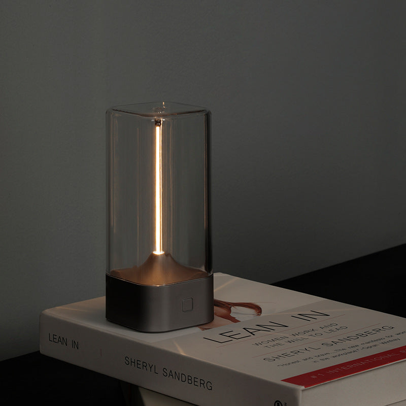 Magnetic Levitating Night Light with Flexible LED - USB-C Rechargeable, Stepless Dimming & Outdoor Hook(black) - Image 4
