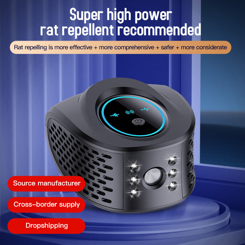 Advanced Ultrasonic Pest Repeller - Multi-Frequency Sound Waves for Mice, Mosquitoes & Cockroaches(black) - Image 2