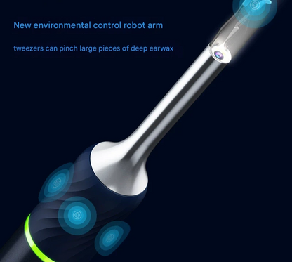 Smart Visual Ear Cleaner with HD Endoscope & Precision Tweezers - Safe for Adults & Children(Light blue) - Image 2