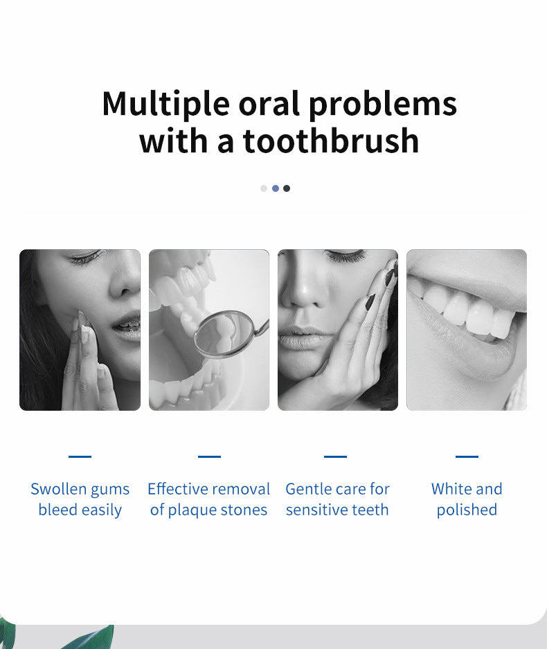 Professional Sonic Electric Toothbrush - 5 Modes, 40000 VPM, 180-Day Battery, IPX7 Waterproof with 4 Brush Heads(white) - Image 3