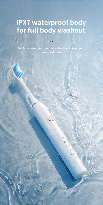 Professional Sonic Electric Toothbrush - 5 Modes, 40000 VPM, 180-Day Battery, IPX7 Waterproof with 4 Brush Heads(black) - Image 8