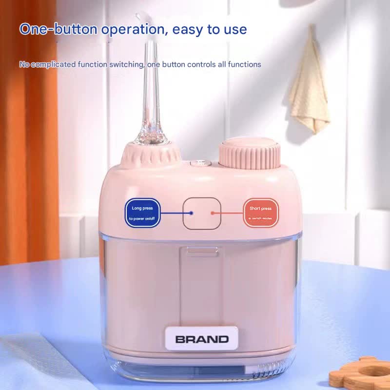 Ultra-Compact Mini Portable Water Flosser - IPX7 Waterproof, USB Rechargeable with Retractable Nozzle(white) - Image 3