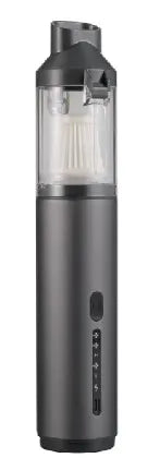 Portable Cordless Handheld Vacuum Cleaner - 16000Pa Suction, 3x2000mAh Battery, Multiple Attachments(black)