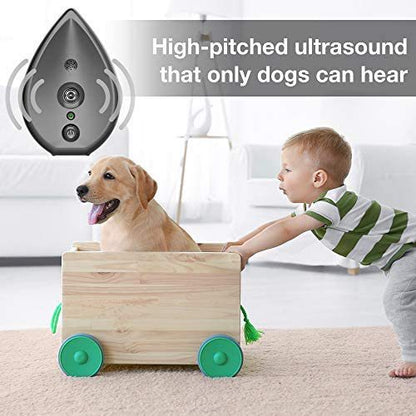 Automatic Ultrasonic Dog Bark Deterrent - Up to 50ft Range, Safe Frequency Conversion, Indoor Use(black) - Image 3