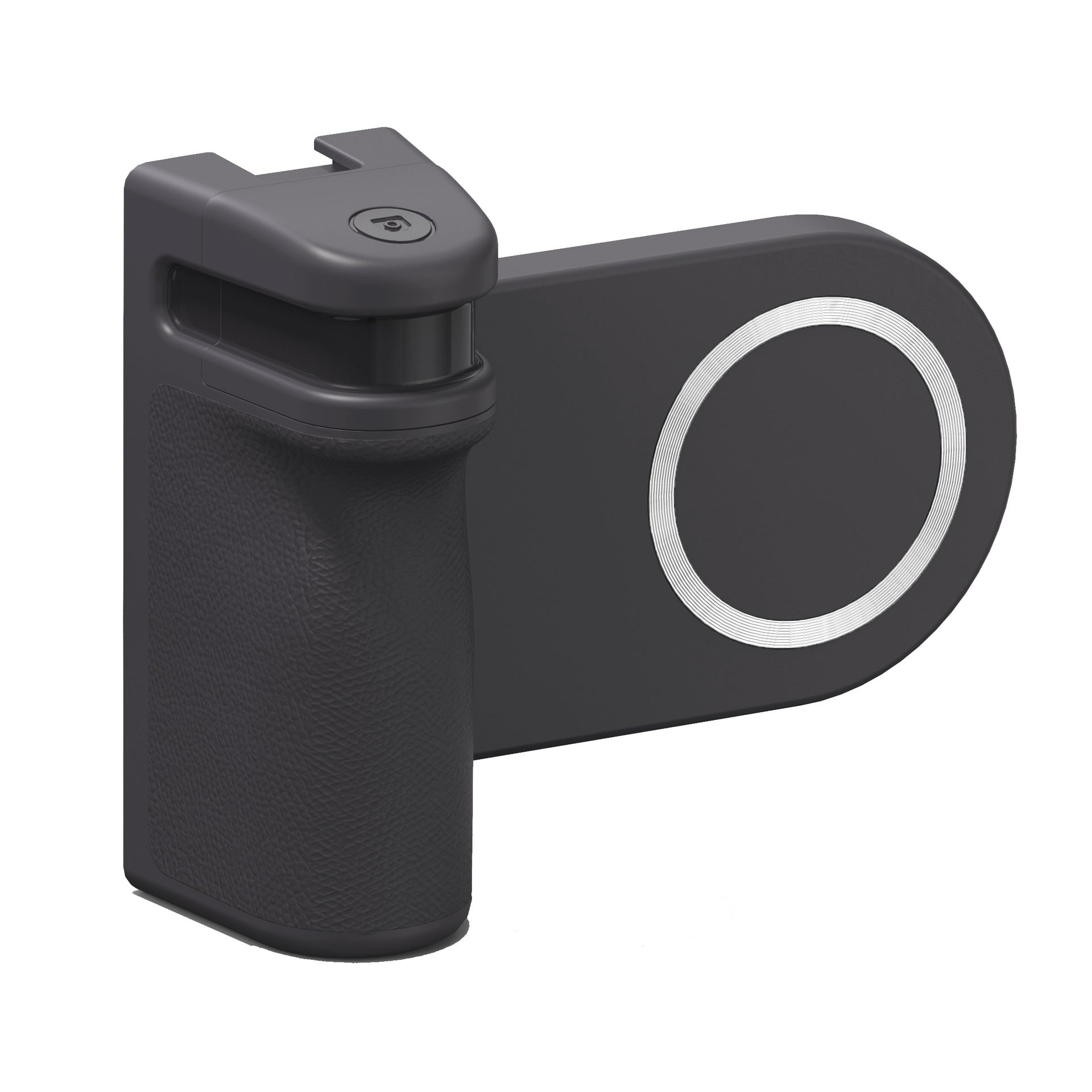 MagSafe Compatible Camera Grip & Phone Stand with Detachable Bluetooth Remote - Versatile Photography Assistant(grey)