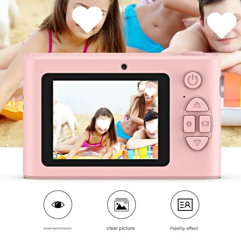 Ultra HD 4K Dual Lens Digital Camera - 44MP, 4X Zoom, 2.4" Screen, Complete with 64GB Card (pink) - Image 2