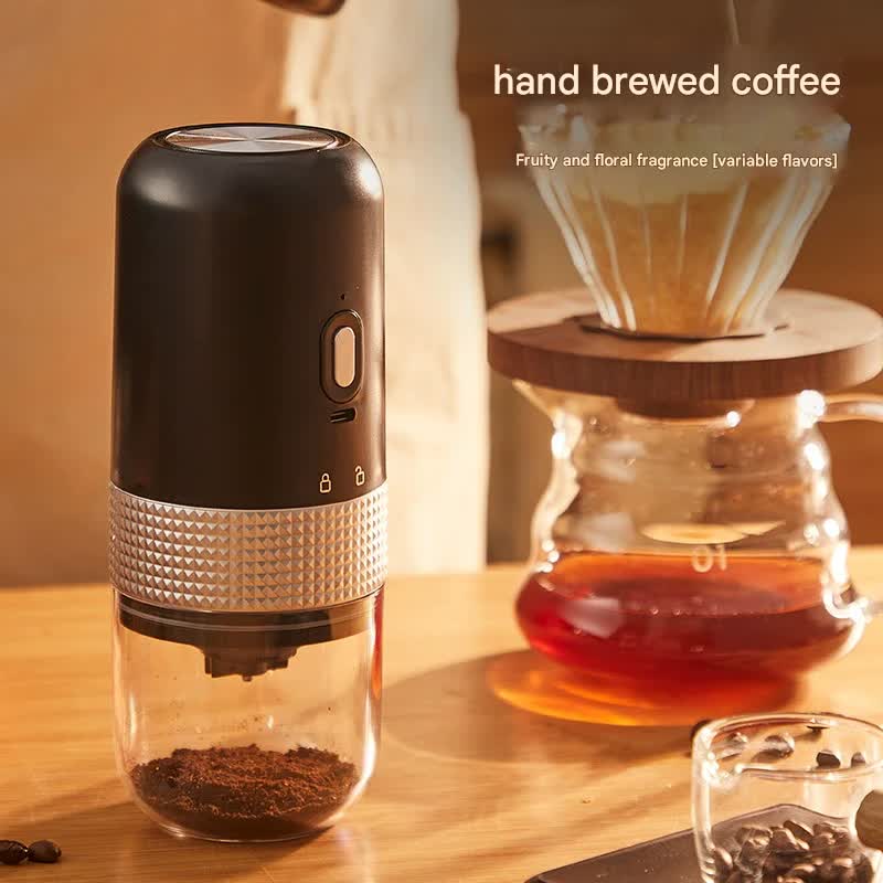 Wireless Portable Electric Coffee Grinder - Adjustable Coarseness, USB-C Rechargeable, One-Touch Operation(white) - Image 4