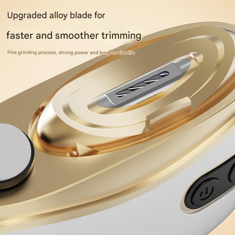Electric Nail Clipper & Grinder - 2-in-1 Automatic Trimmer with 2 Speeds, Type-C Charging, Safe for All Ages(Gray) - Image 4