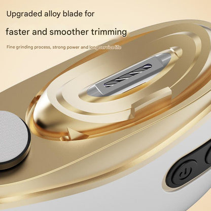 Electric Nail Clipper & Grinder - 2-in-1 Automatic Trimmer with 2 Speeds, Type-C Charging, Safe for All Ages(Gray) - Image 4