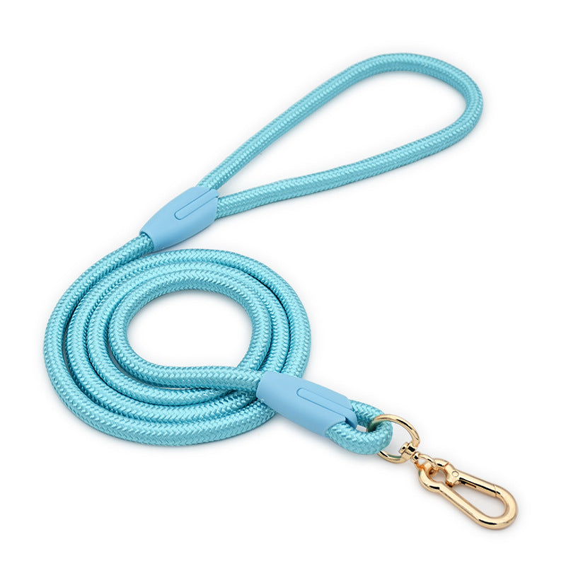 Blue Durable Nylon P-Collar Dog Training Set - Heavy Duty Leash & Martingale Collar (Size : M) - Image 3