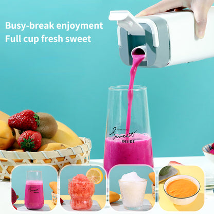 Black Rechargeable Travel Blender Cup - 12 Blades, Digital Display, Self-Cleaning - Image 4