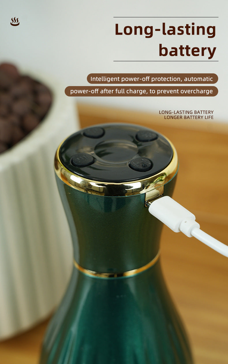 White Portable Electric Cupping Therapy Device - Adjustable Intensity & Heat - Image 5