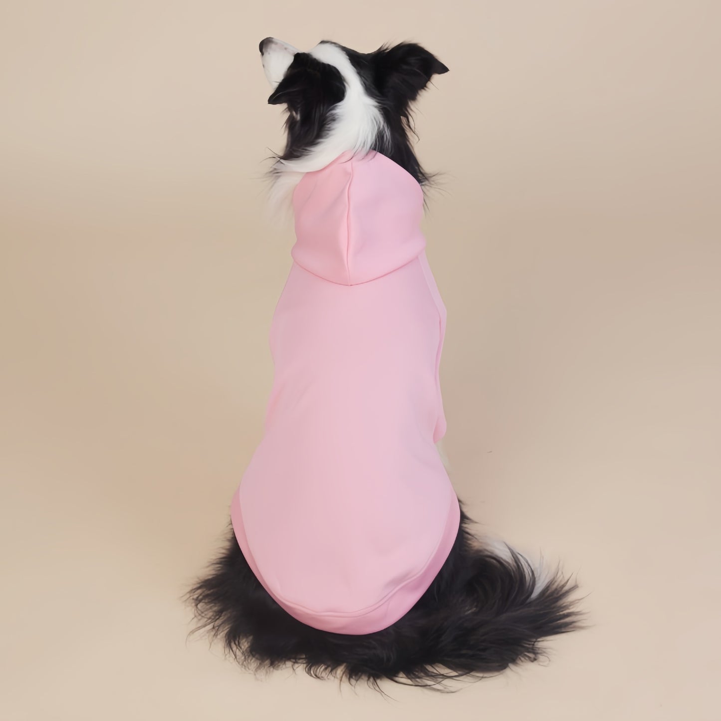 Pink Classic Dog Sweatshirt with Hood & Drawstrings - For Large Dogs (Size : 4XL) - Image 3