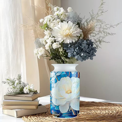 Colorful Style 3 DIY 3D Puzzle Vase - Creative Jigsaw Flower Holder with Waterproof Liner - Decorative Home Accent & Unique Gift  - Image 3