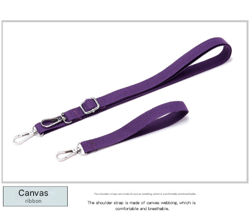 Purple Versatile Womens Nylon Water-Repellent Crossbody Shoulder Bag Set with Matching Clutch Pouch - Lightweight & Multi-Pocket - Image 7