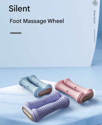 Blue Ergonomic Dual Foot Massage Roller - Deep Tissue Relief for Plantar Fasciitis, Arch Pain & Tired Feet - Image 2