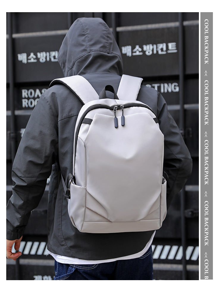 Black Modern Anti-Theft Laptop Backpack with USB Charging Port - Water-Repellent Travel & Business Bag for 15.6 Inch Laptops - Image 8